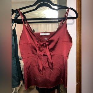 Abercrombie & Fitch Satin Tank